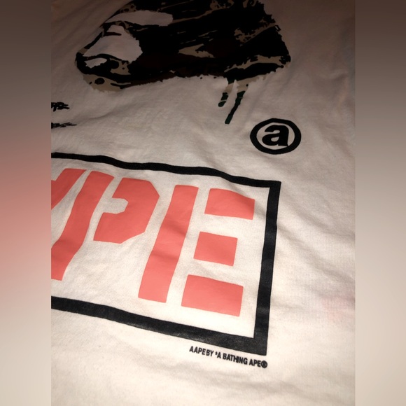 Aape by A Bathing Ape ‘Unvs’ SS t-shirt. XL 100%authentic! - Picture 7 of 11